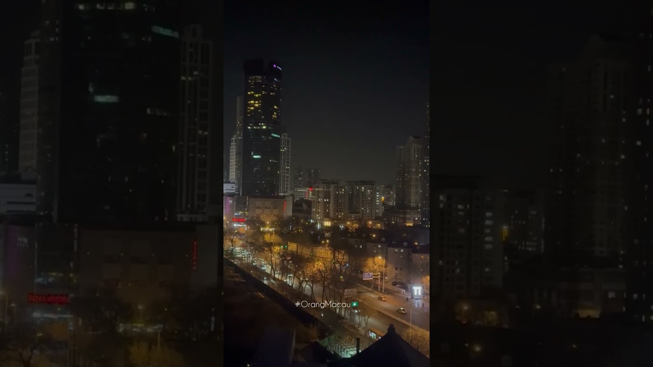 Orang Macau 🇲🇴: Beautiful View Of Tianjin City From Holiday Inn Express Tianjin Heping Room