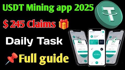Best USDT mining app 2025 | usd mining app review | usdt mining app real & fake | #usdt 