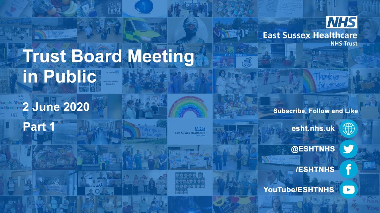 2 June 2020 - Trust Board Meeting in Public - Part 1
