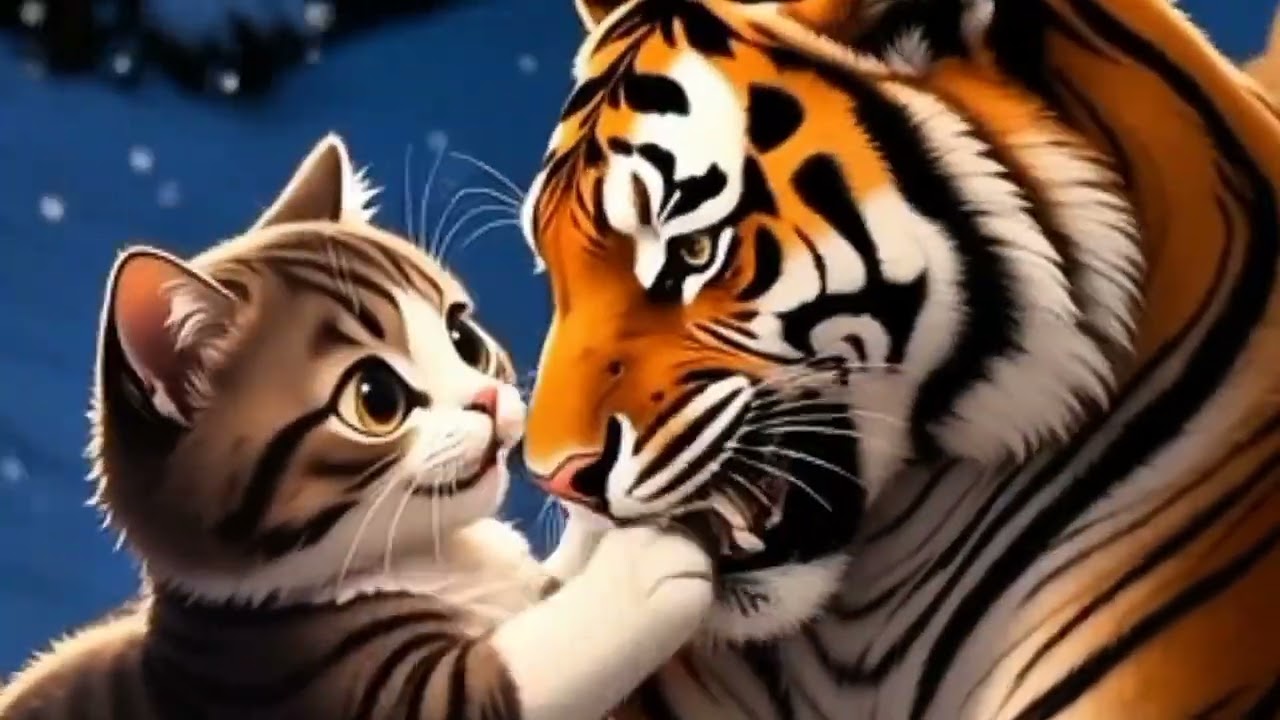 cat and tiger story|cat videos|cat story video