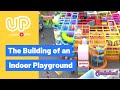 Building an indoor playground with custom soft play toddler area and theming from united play