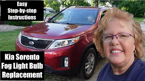 Kia Sorento Fog Light Bulb Installation Replacement Driver Side Front - Fog Lights