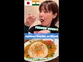 Japanese try "Biryani" for the first time!!🇮🇳🇯🇵 Mind-blowing Indian food🤯 Reaction on India #shorts
