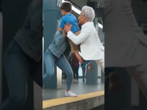 Subway Rescue [I AM BEN] #shorts #viral #trend #kind #entertainment