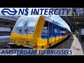 AMSTERDAM TO BRUSSELS NS INTERNATIONAL INTERCITY DIRECT / DUTCH TRAIN TRIP REPORT