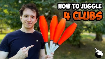 How to Juggle 4 CLUBS