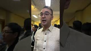 SENATE MINORITY LEADER ALAN PETER CAYETANO AMBUSH INTERVIEW