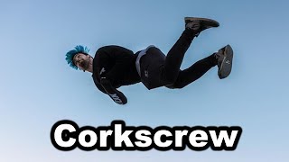 How To Do A Scoot Corkscrew (Tricking, Parkour Tutorial)