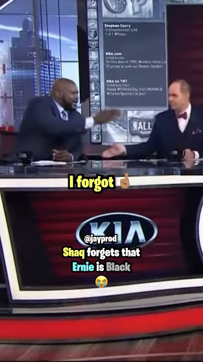 Shaq forgets Ernie is Black 💀