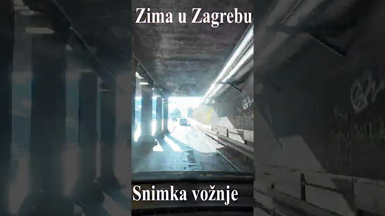 🚗 Видео с поездки — Зима в Загребе 