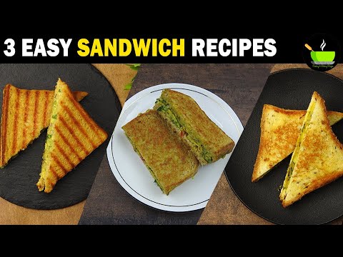 3 Easy Sandwich Recipes   Bread Breakfast Recipes   Quick & Easy Bread Breakfast   Instant Breakfast