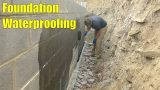 Garage Build - Foundation Waterproofing