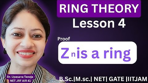 Zn is a ring proof