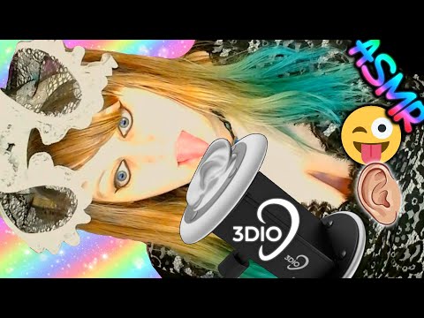 ASMR 👂 EAR LiCKiNG & KiSSES ♡ 3Dio 1st Time, Massage, French Kissing Maid, Sweet Girl, Mouth Sound ♡