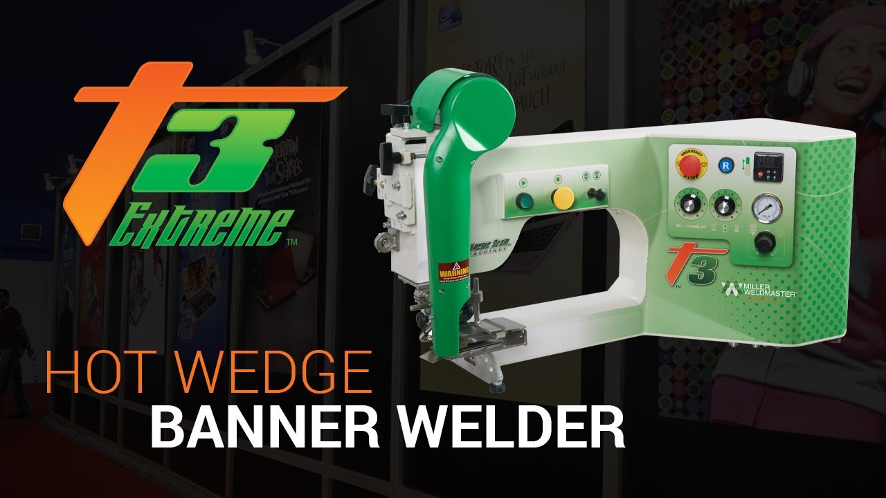 Table Top Hot Wedge Banner Welder Machine | Sign Welding - YouTube