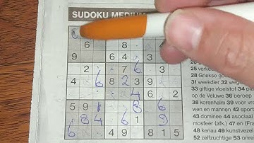 Is this Medium Sudoku a hard one? Medium Sudoku puzzle (with a PDF file) 10-08-2019