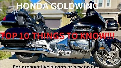 Top 10 Things you need to know about the Honda Goldwing GL1800!!!