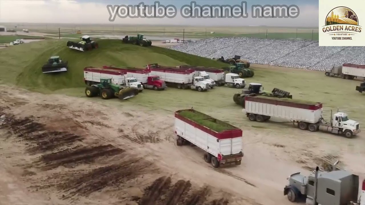 Unbelievable huge silage piles of the world  10