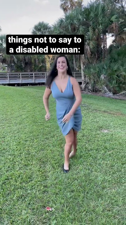 Things not to say to a disabled woman #shorts #cerebralpalsy #disability