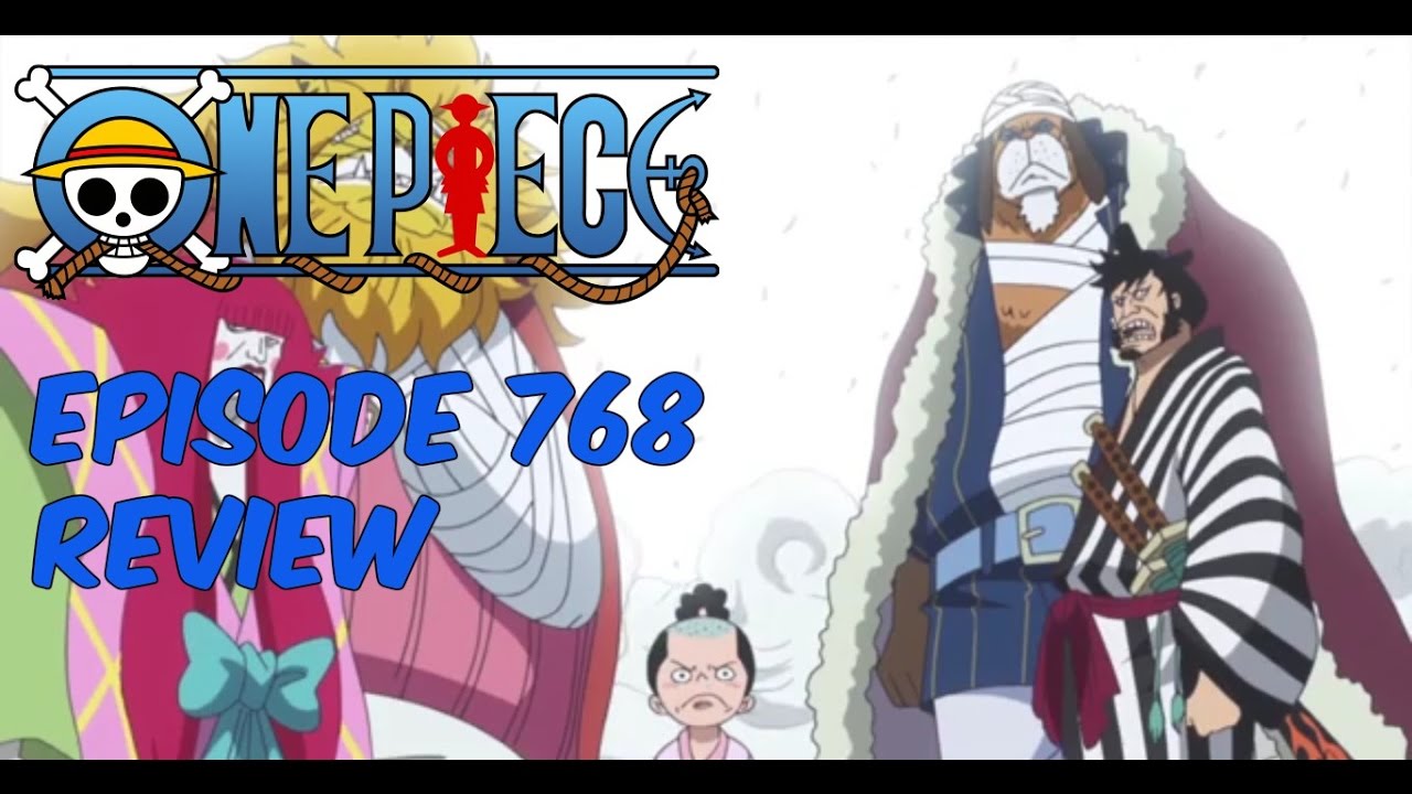 One Piece Anime Episode 768 Review 3 Parties And One Ninja ワンピース Youtube