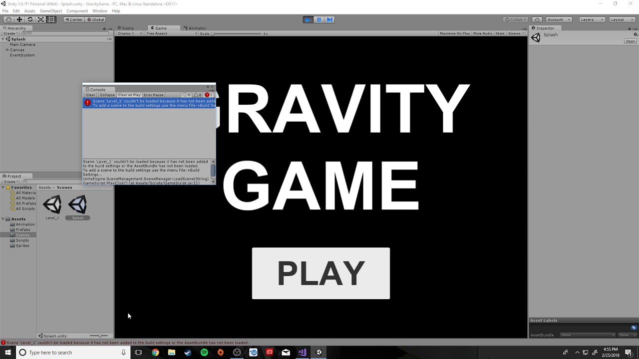 Gravity Game : Part 4 - Level 1 - YouTube
