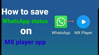 How to save WhatsApp status on MX player app screenshot 5