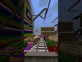 Montaña Rusa Minecraft #98 #shorts Roller Coaster