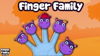Hippopotamus Finger Family | Finger Family Songs for kids | Finger Family