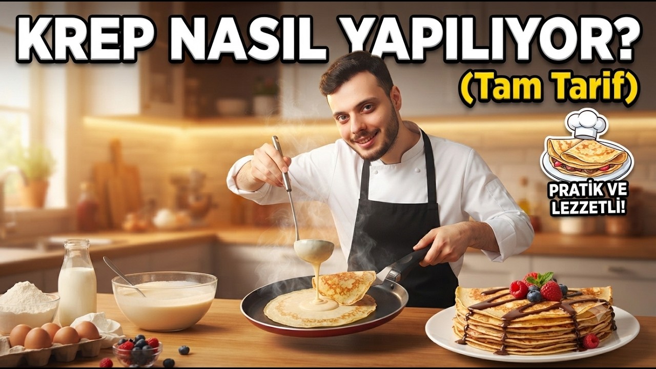 Krep Nasıl Yapılıyor? Evde Kolay Ve Lezzetli Krep Yapımı İçin Pratik Ve Uygulanabilir Tarif Rehberi