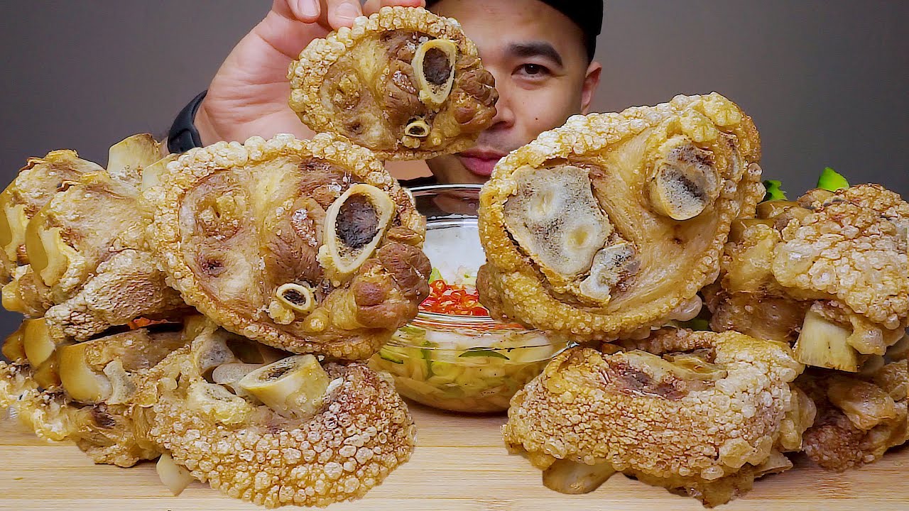 CRISPY SLICED PORK KNUCKLE | MUKBANG PHILIPPINES
