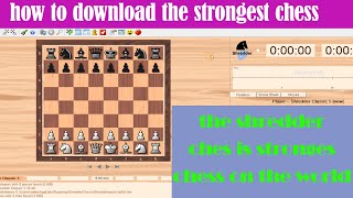 how to download Shredder chess  the shredder chess is strongest chess on  the world 