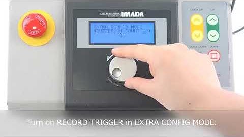 IMADA by REGION SUPPLIERS : Motorized Test Stand EMX series Testing Efficiency Zero Reset to Graph.