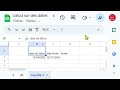 Calculer lge avec google sheet