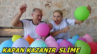 Kapan Kazanır Balondan Ne Çıkarsa Slime Challenge! Rukiye Çetinkaya