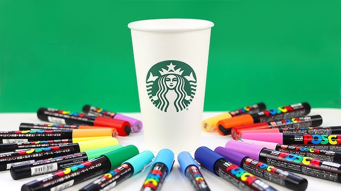 Decorate a reusable starbucks cup with sharpies☕️