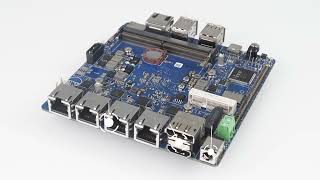 Nano itx motherboard with N100 processor 4lan port
