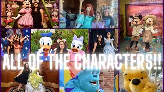 ULTIMATE DISNEY CHARACTER VLOG !!   | Walt Disney World ❤️ #disney