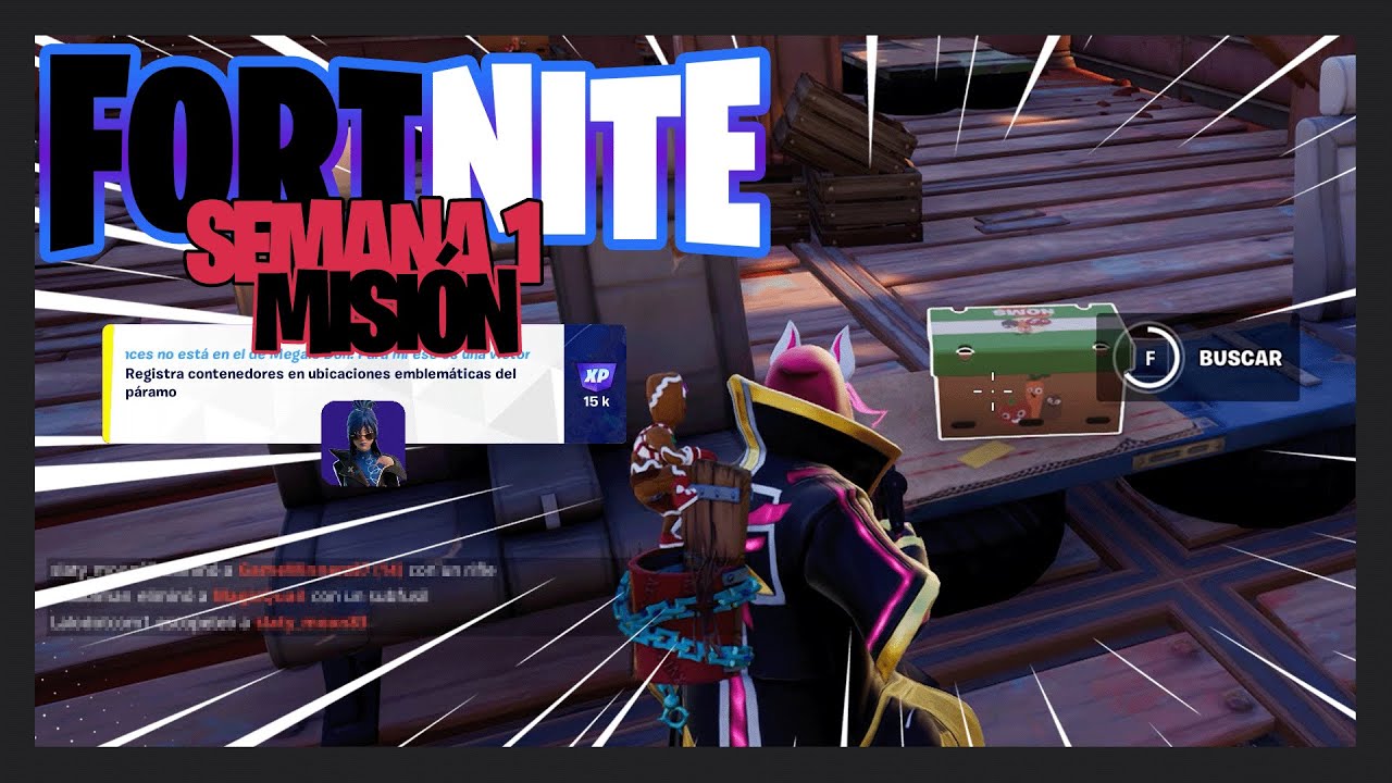 Registra contenedores en ubicaciones emblemáticas del páramo | FORTNITE