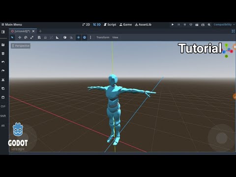 How to import 3d models to Godot (Mobile Version) |Making games on phone.