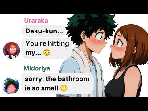 POV: What If Deku and Uraraka Got Stucked in a Bathroom 😳 | My Hero Academia IG DM Skit
