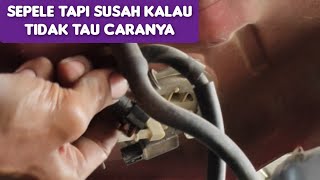 How to remove the Yamaha Vixion tank