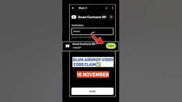 Smart Contracts 101 Blum verification code | Smart Contracts 101 Blum keyword code Todays18 november