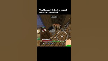 Normal day in Minecraft Bugrock Edition #minecraft #shorts #shortsmemes #bugrock
