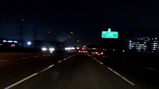 Sam Houston Tollway (Interstate 45 to Interstate 69) inner loop (Night)