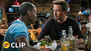 Tony Stark \& Rhodey - Restaurant Scene | Iron Man 3 (2013) Movie Clip HD 4K