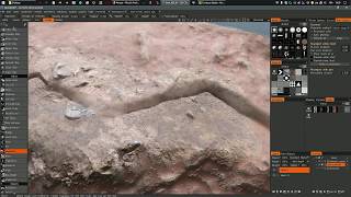 Using sculpt layers in 3d coat to clone areas of a scan to spots that were not captured