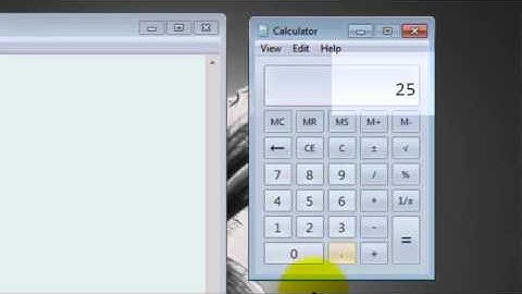 windows calculator tutorial
