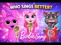 Barbie Music Challenge | Who Sings Better #sprunki #angela #talkingtom #yutubevidio #funnyvideo