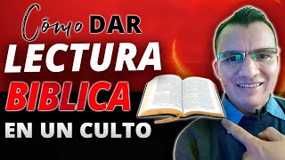 Como Dar Una Lectura Biblica En La Iglesia Paso A Paso Para Iniciar Un Culto Cristiano