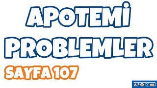 Apotemi Problemler Sayfa 107 Çözümleri - APOTEMİ YAYINLARI